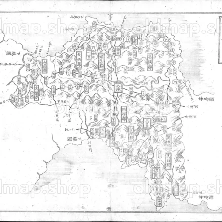 上総国 - 大日本国細図 東国之部 上 元治2年(1865)