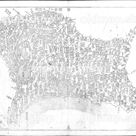 常陸国 - 大日本国細図 東国之部 上 元治2年(1865)