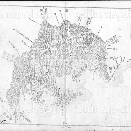 若狭国 - 大日本国細図 東国之部 上 元治2年(1865)