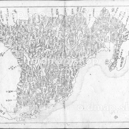 越前国 - 大日本国細図 東国之部 上 元治2年(1865)