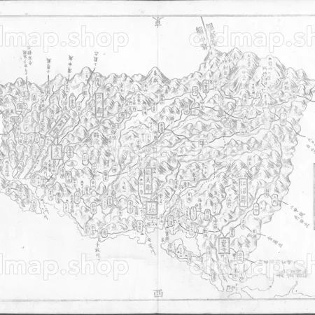 加賀国 - 大日本国細図 東国之部 上 元治2年(1865)