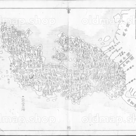 能登国 - 大日本国細図 東国之部 上 元治2年(1865)