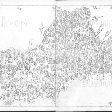 越後国 - 大日本国細図 東国之部 上 元治2年(1865)