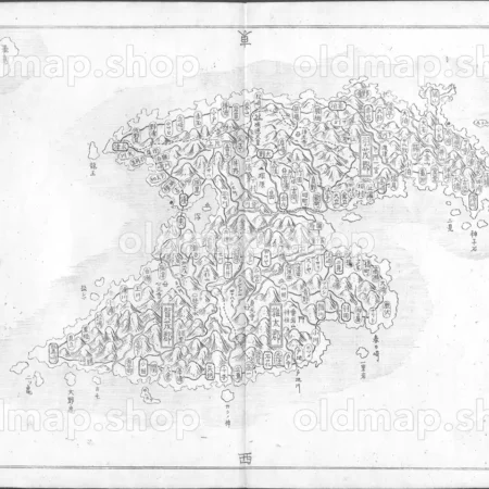 佐渡国 - 大日本国細図 東国之部 上 元治2年(1865)