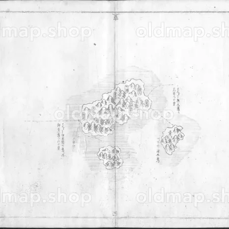 八丈島 - 大日本国細図 東国之部 上 元治2年(1865)