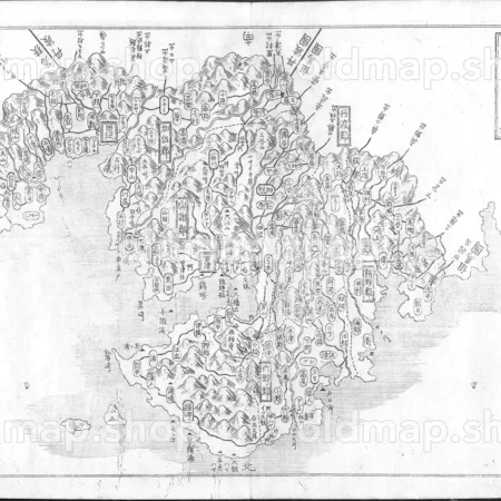 丹後国 - 大日本国細図 西国之部 下 元治2年(1865)