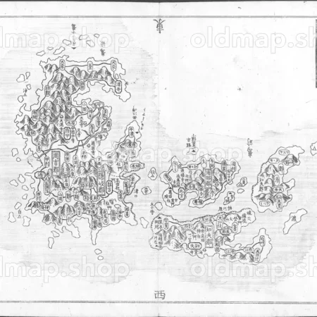 隠岐国 - 大日本国細図 西国之部 下 元治2年(1865)