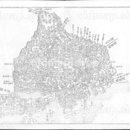 備前国 - 大日本国細図 西国之部 下 元治2年(1865)