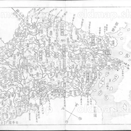 備後国 - 大日本国細図 西国之部 下 元治2年(1865)