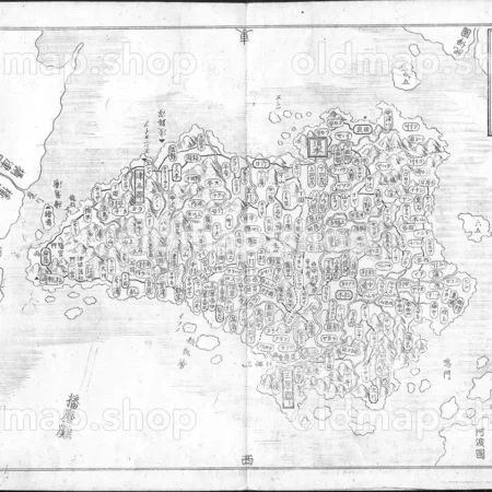 淡路国 - 大日本国細図 西国之部 下 元治2年(1865)