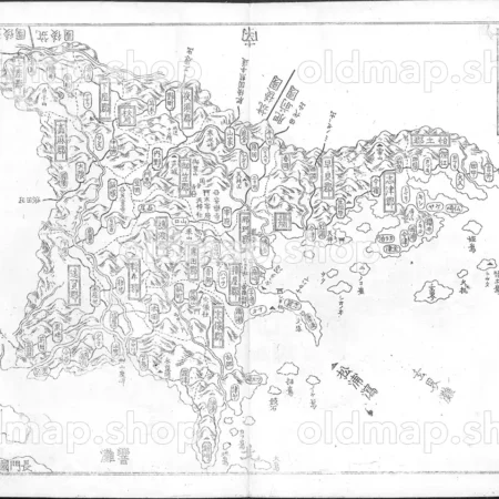 筑前国 - 大日本国細図 西国之部 下 元治2年(1865)
