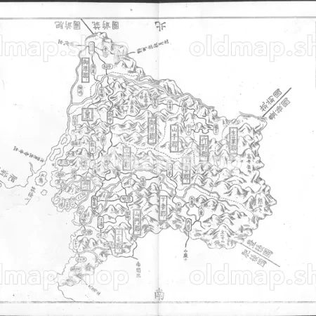 筑後国 - 大日本国細図 西国之部 下 元治2年(1865)