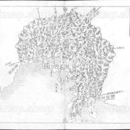 豊前国 - 大日本国細図 西国之部 下 元治2年(1865)