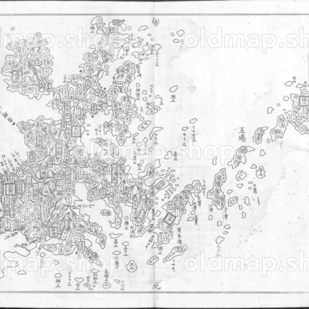 肥前国 - 大日本国細図 西国之部 下 元治2年(1865)