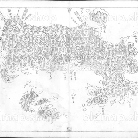 薩摩国 - 大日本国細図 西国之部 下 元治2年(1865)