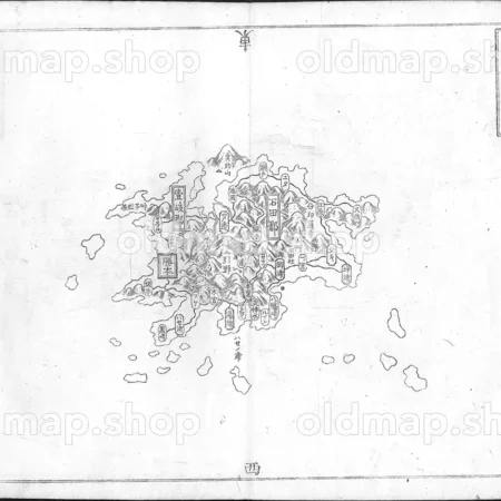 壱岐国 - 大日本国細図 西国之部 下 元治2年(1865)