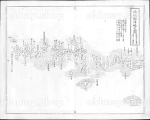 琉球国 - 大日本国細図 西国之部 下 元治2年(1865)