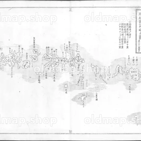 琉球国 - 大日本国細図 西国之部 下 元治2年(1865)