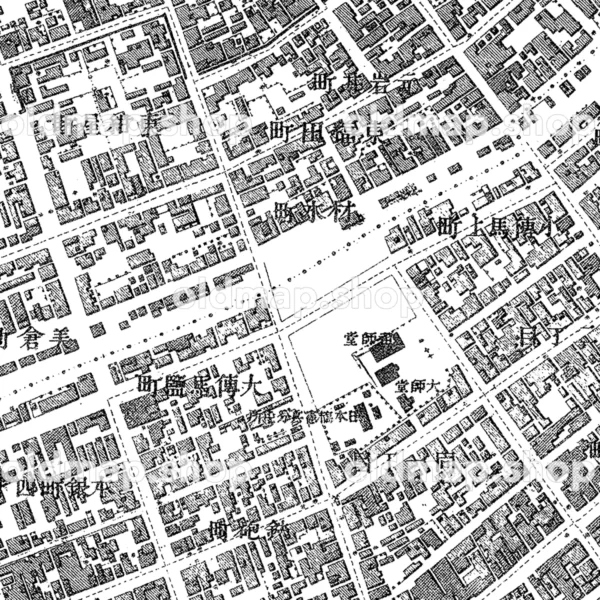 第二号 東京東部 明治19年(1886) - 東京五千分一図