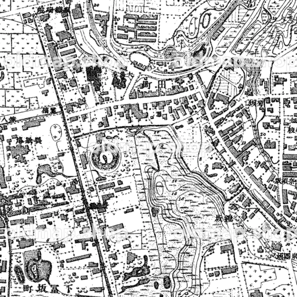 第四号 東京北部 明治19年(1886) - 東京五千分一図