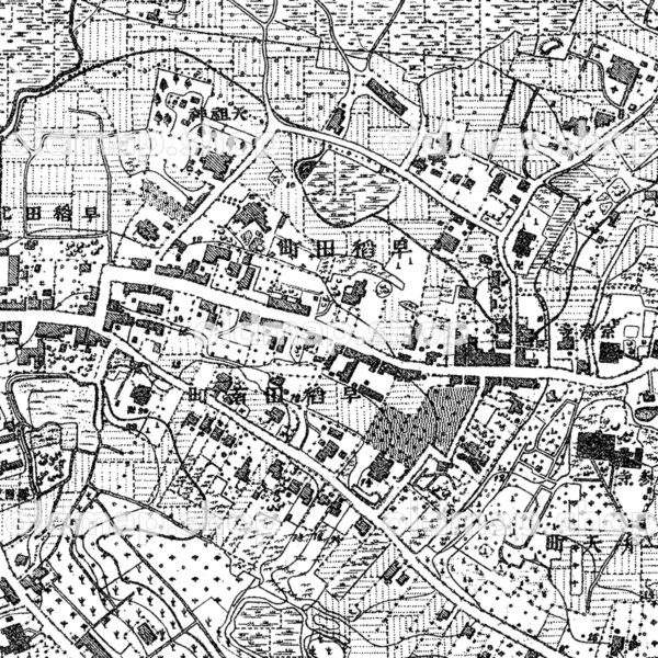 第七号 東京北西部 牛込及小日向 明治19年(1886) - 東京五千分一図