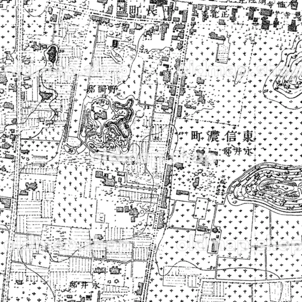 第八号 東京西部 麹町四谷及赤坂 明治19年(1886) - 東京五千分一図