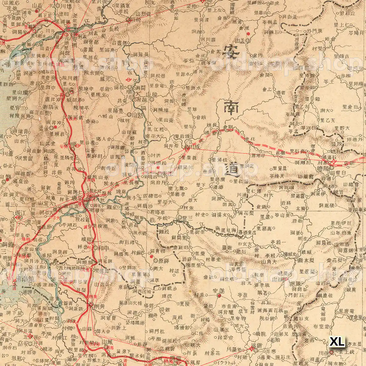 朝鮮交通全図 明治43年(1910)