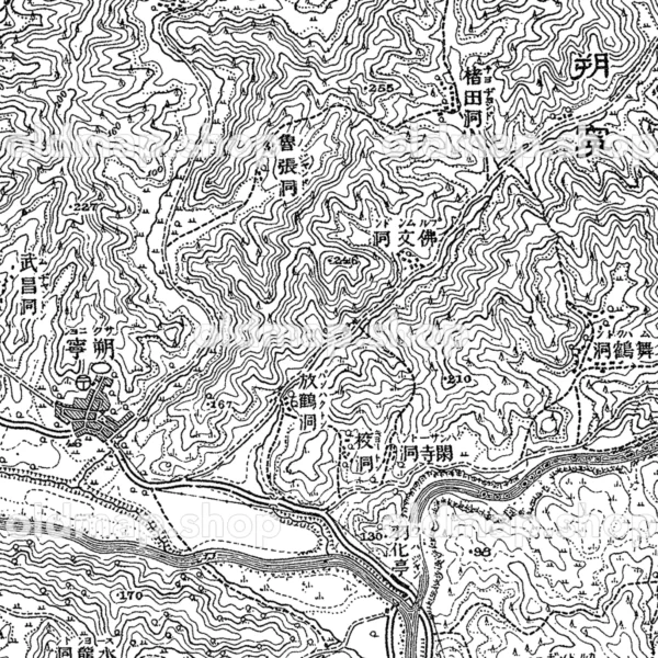 朔寧 瑞興三号 大正2年(1913) - 朝鮮五万分一図