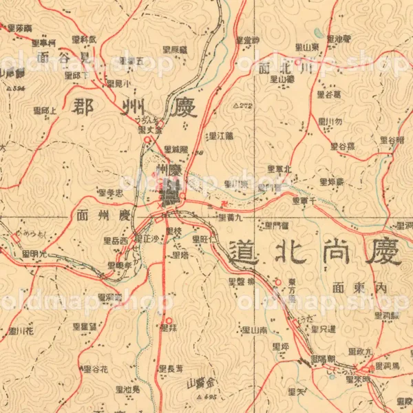 慶州 大正10年(1921) - 朝鮮二十万一図