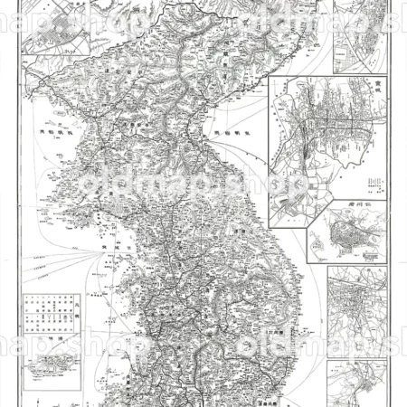 朝鮮全図 昭和12年(1937)