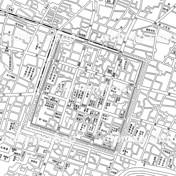 奉天市街全図 昭和7年(1932)