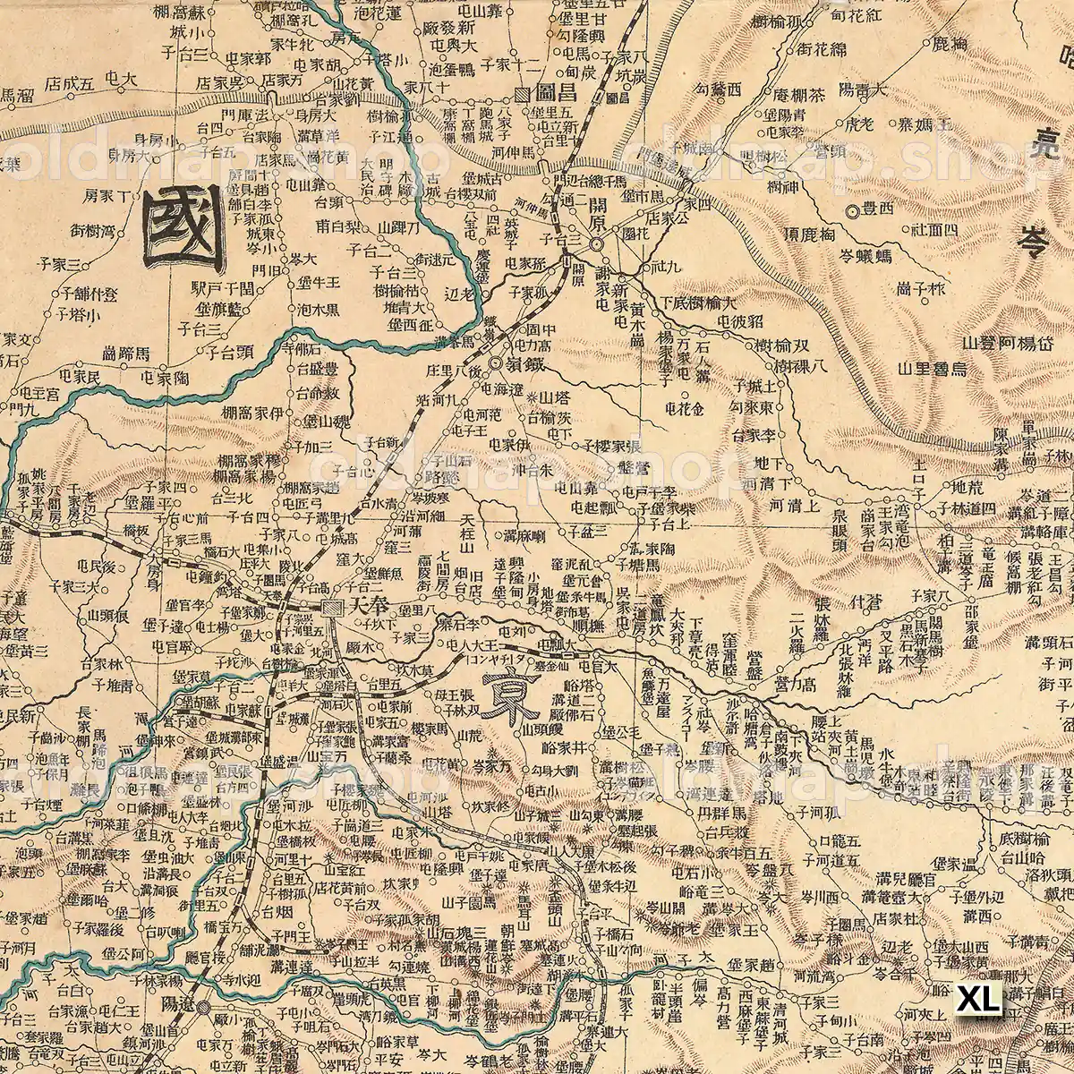 満韓全図 明治40年(1907)