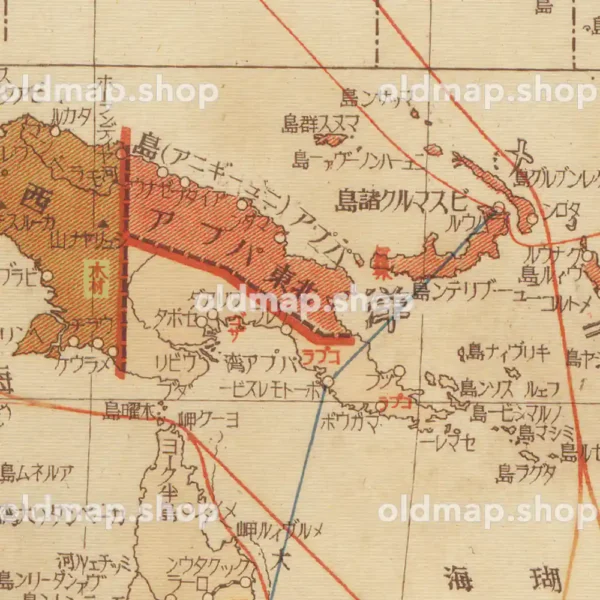 大東亜共栄圏全図 3図 昭和18年(1943) – 満洲帝国分省地図