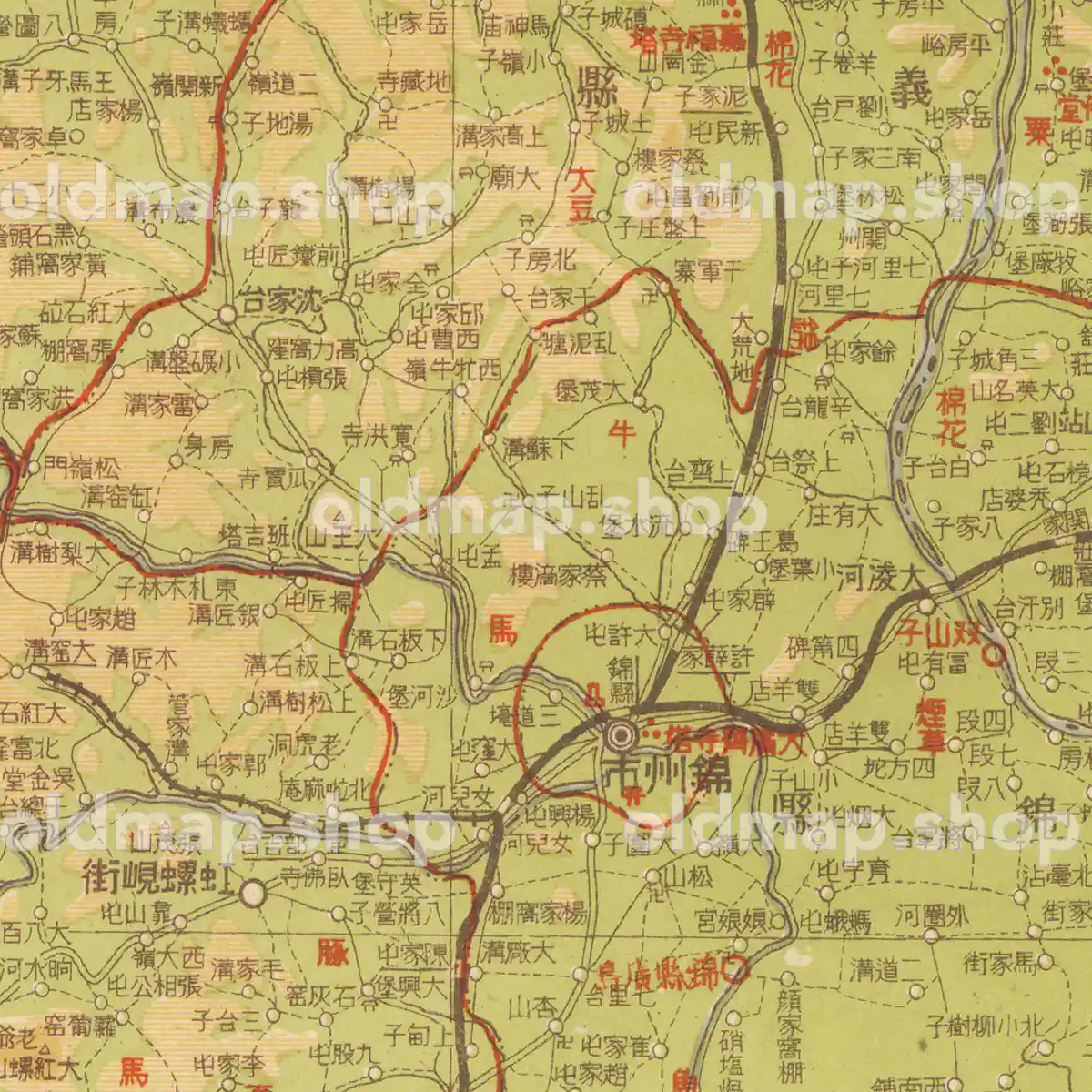 満州全図 地図 満州支那全土明細地図 全八図(読売新聞編集局) / 有限会社古書舗