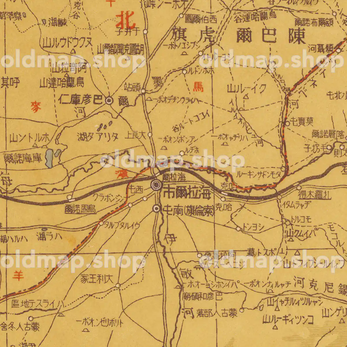 満州全図 地図 Amazon.co.jp: 昭和8年 サンデー毎日編 熱河戦局地図 満州国全図