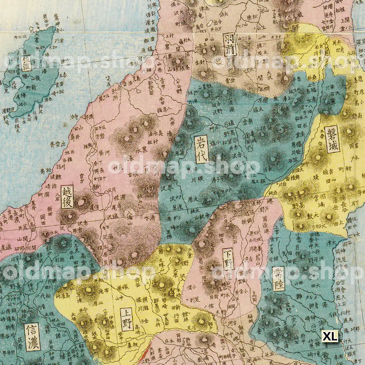 大日本国全図 明治6年(1873) – 古地図素材データのダウンロード
