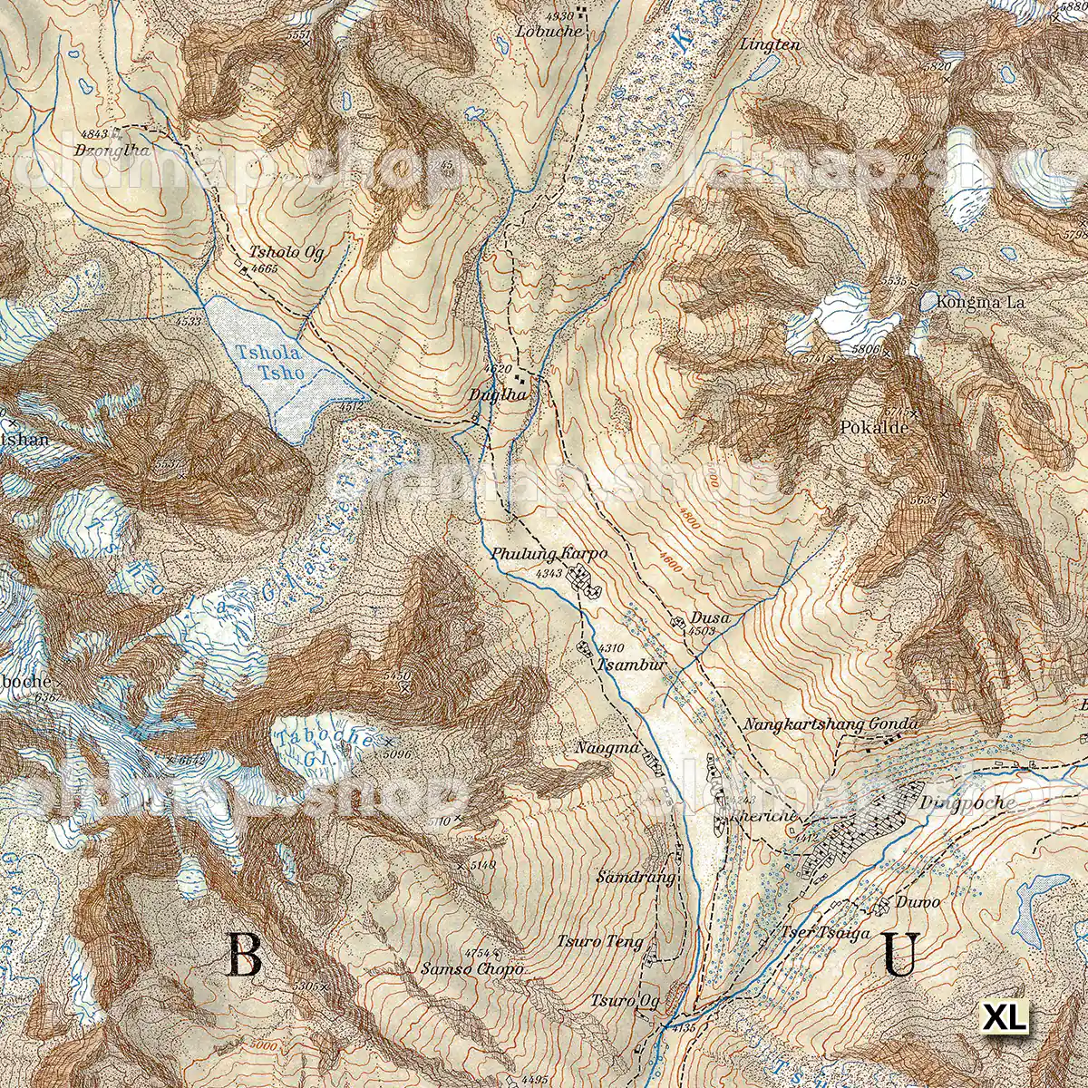 エベレスト 5万図 昭和42年(1967)