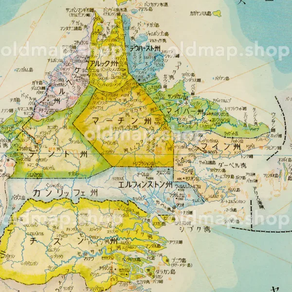 ボルネオ 昭和18年(1943) - 標準大東亜分図