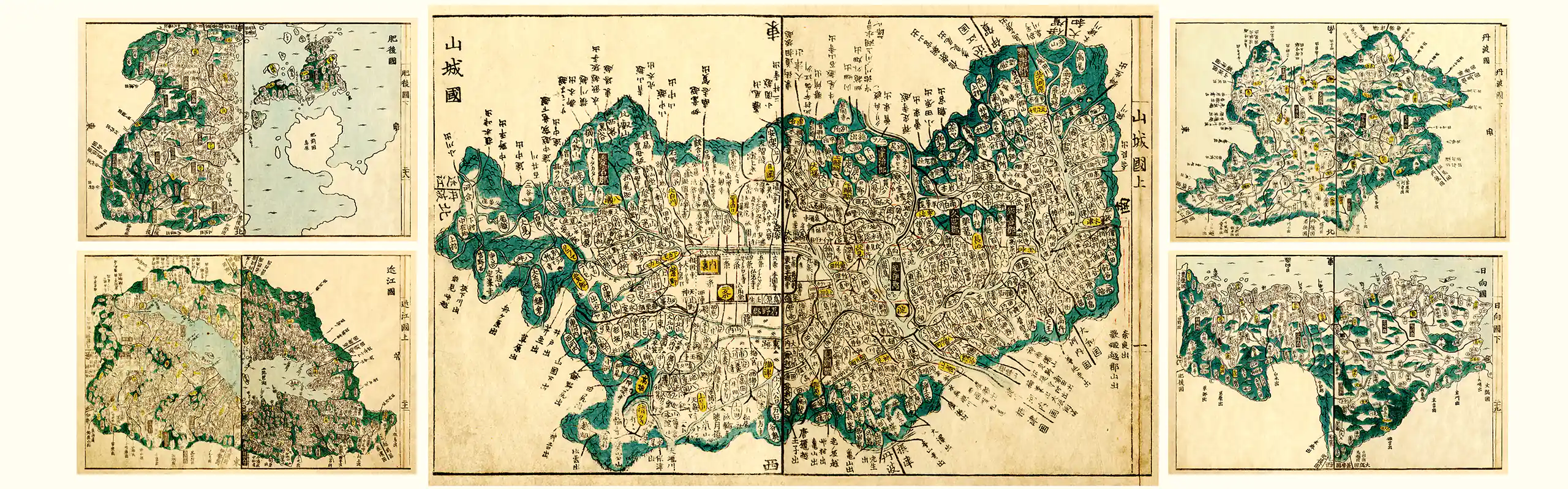 Kokugun map - Tenpo 8 (1837)